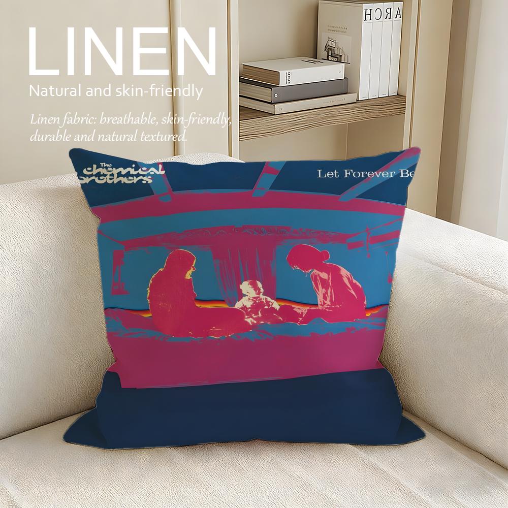 

The CChemical BBrothers Cushion Cover Pillowcase Set Pcs x x Breathable Washable Sofa Cushion Cover 30X30cm