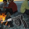 Electric BBQ Fan Air Blower DC12.6V Camping Cooking Stove Bellows +2x Batteries