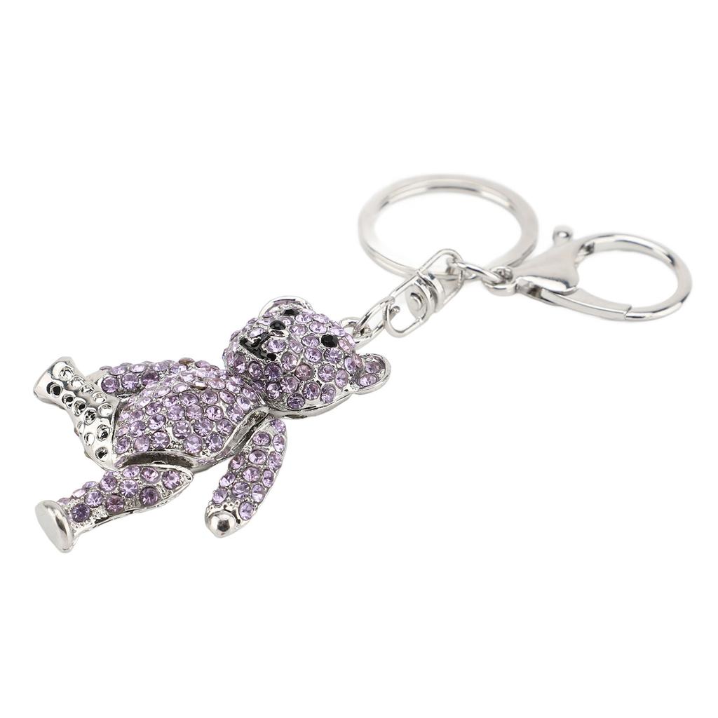 Keychain Artificial   Pendant Keychain Rhinestone Car Key Keychain For Bags Wallets Backpacks