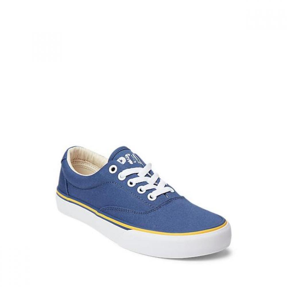 Ralph Lauren Logo Cotton Canvas Sneakers Wapsftw0ct20064410