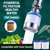 360 Degree Rotating Faucet Filters Bubbler Mount Anti-Splash For Household Kitchen Bathroom Faucet Water Clean Filter Purifier