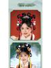 Ancient Hanfu Wig Accessory Set: Sweet Hair Bun with Tassel Flower Headdress for Women