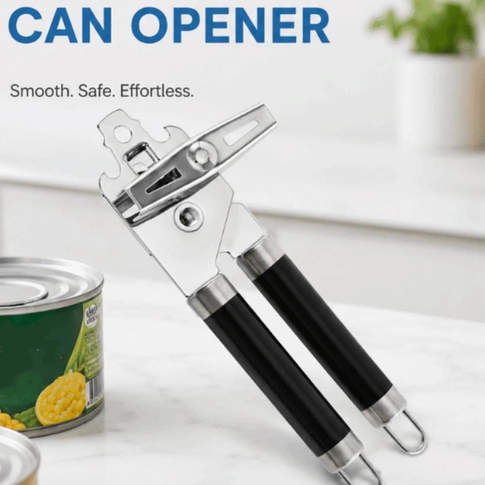Compact Bottle Opener Non Slip Tin Can Opener Powerful Can Opener Kitchen Gadgets