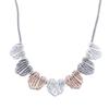 New matte hollow love leaf necklace women's creative high-end heart-shaped versatile neck chain