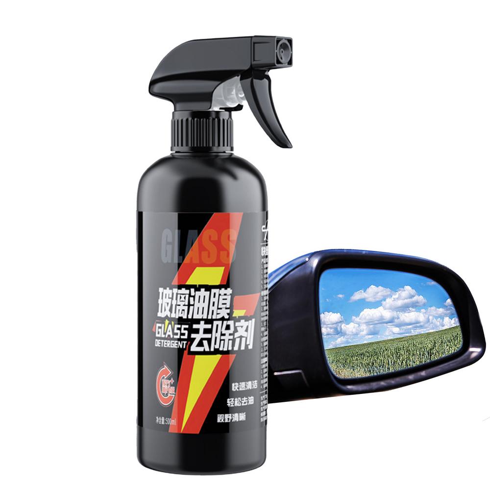 

Glass Oil Film Remover 500ml Powerful Car Glass Cleaner Window Cleaning Spray Auto Windshield Cleaner Glass Degreaser For Remove oil film