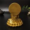 Golden Buddha Statue Hindu God Sculpture Figurines Ornaments Resin Craft Lucky Gifts Wealth For Home Decoration Buddha Statues