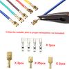 12 Slot Relay Box 6 Relays 6 ATC ATO Standard Fuses Holder Block with 41pcs Metallic Pins Universal for Automotive and