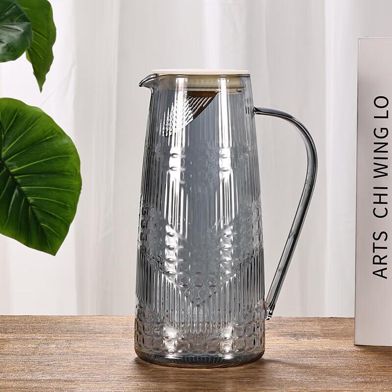 Heat-Resistant Glass Water Pitcher