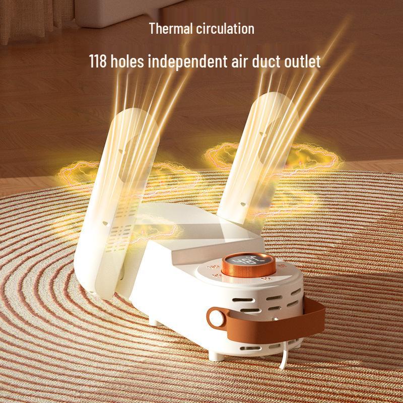 

Smart UV Shoe Dryer: Deodorizes, sterilizes, dehumidifies, with constant temperature, timing, foldable and retractable features. Chinese Standard Plug белый