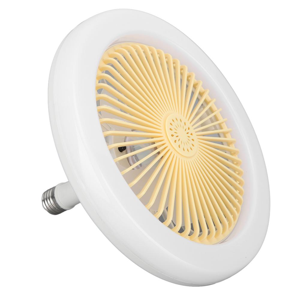 30W Light Fan 9.8in Small Aromatherapy Noiseless Ceiling Fan Light E27 LED Fan Light 86‑265V