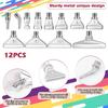 Resin Diamond Painting Pen Kit with 12 Interchangeable Metal Tips, 6 Wax Blocks, and Clear Storage Case for 5D Diamond Painting Art Crafts Supplies