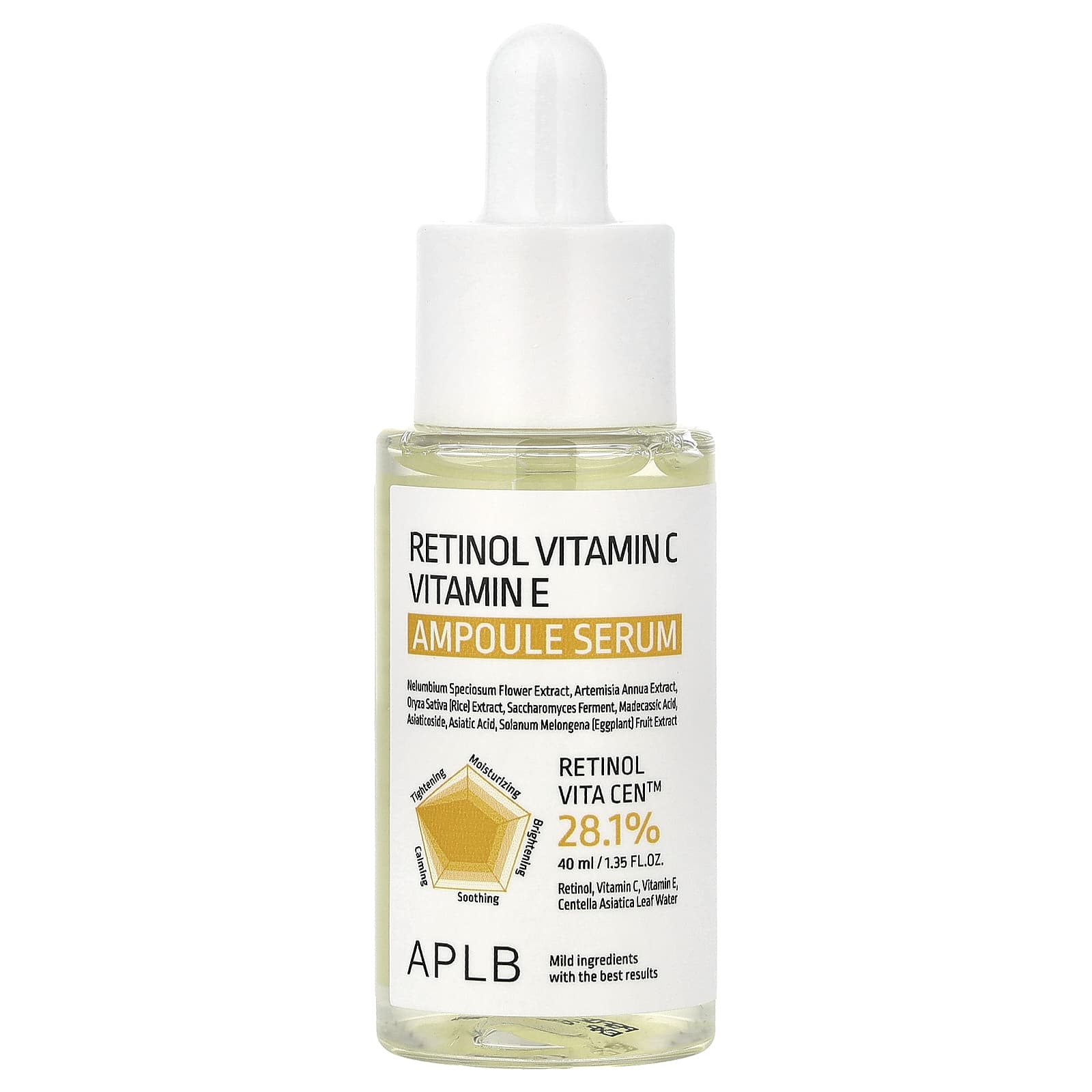 

APLB, Retinol Vitamin C and Vitamin E Ampoule Serum, 40ml (1.35 fl oz)