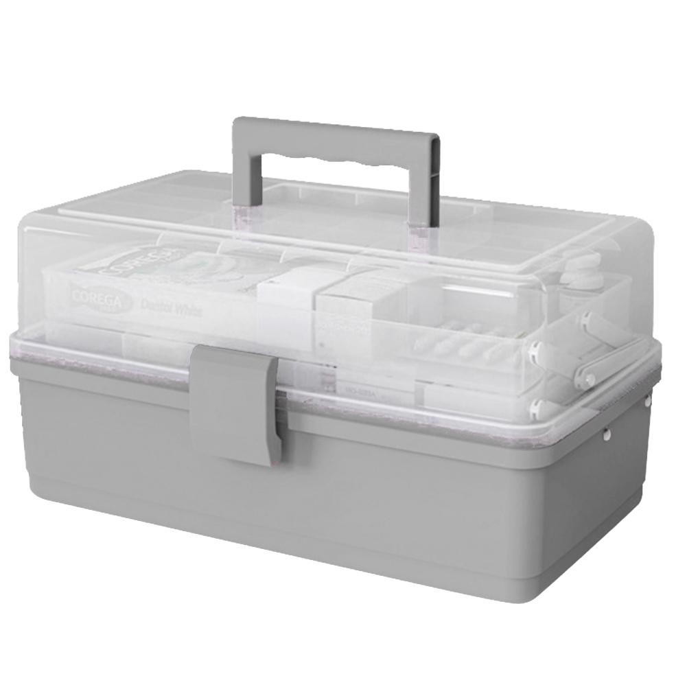 Zuhause, Kosmetik, Medikamentenkoffer, Medikamentenkoffer, Erste-Hilfe-Set, Aufbewahrungsbox, Kunststoff, tragbar