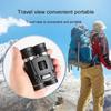 500x25 Powerful Binoculars Telescope Long Range Portable Folding Low Light Binoculars for Hunting Camping