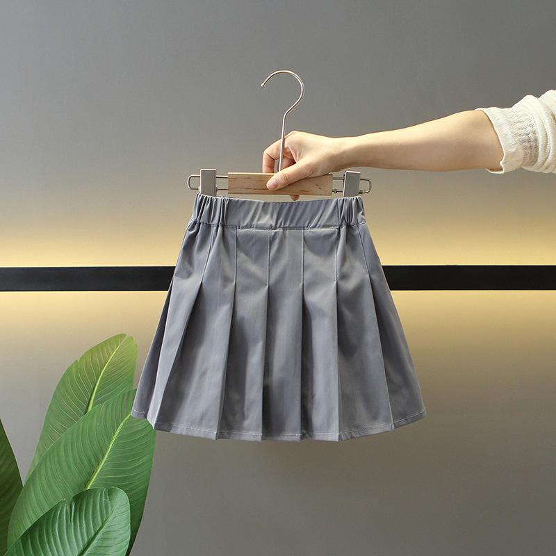 Girls' Pleated Skirts, Half Skirts, Spring and Autumn Children's Jk Short Skirts