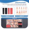 A03F-120Pcs Copper Wire Terminal Connectors, AWG 2 4 6 8 10 12 Ring Lug Kit With 60Pcs Heat Shrink 60Pcs Battery Cable Lugs