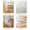 Table Cloth Waterproof Oil-proof Heat-insulated PVC Transparent Rectangle Lace Dining Table Cloth for Kitchen