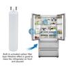 Refrigerator Water Filtration Filter 4 Layer Water Filtration Filter Easy to Use