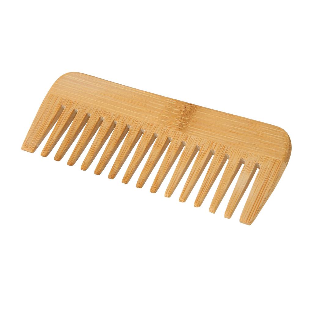 Beard Comb Bamboo Wide Tooth for Men Hair Texture Modeling Styling Tools Appliances
