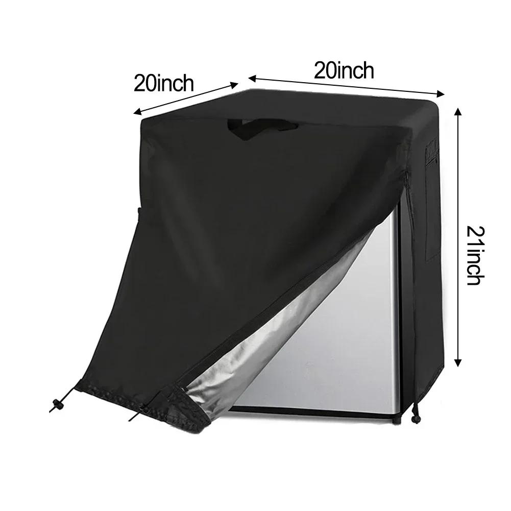 Compact Refrigerator Cover, Waterproof&Dustproof Cover For Beverage Refrigerator Adjustable Covers For Home Appliances Parts