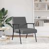 Armchair Dark Grey 59 x 75 x 78 cm Fabric