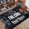 Custom Rug The Cure Pattern Print Name Text Soft Non‑Slip Floor Carpet for Home Indoor Decoration