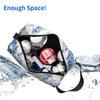 Large Portable Cosmetic Pouch with Zipper Closure Flower Pattern Toiletries Storage and Travel Makeup Bag Makeup Accessory Bag