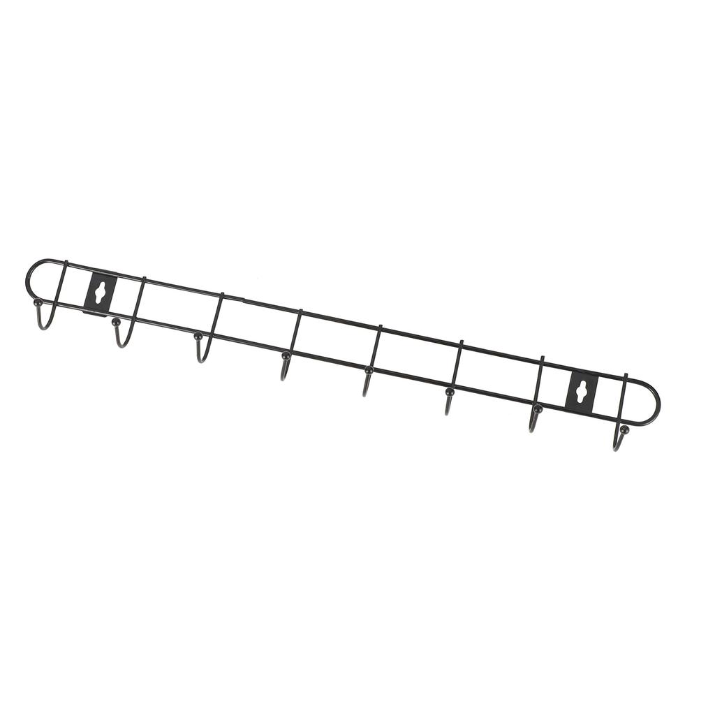 Stainless Multi Hook Kitchen Rack, Wall Mounted for Utensils, Towels and Pots
