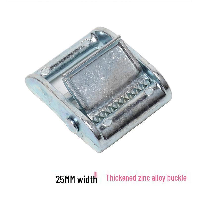 1-Inch Zinc Alloy Press Buckle: Galvanized Webbing Tension Lock Accessory for Adjustment and Binding