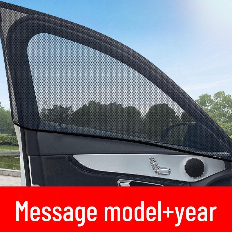 Magnetic Car Window Sunshade & Insect Shield for Vehicles