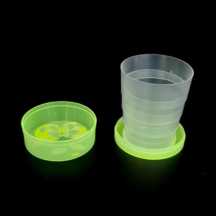 Tecknad Vikbar Vattenkopp Teleskopisk Kopp Hem Söt Djurmönster Barnkopp Utomhus Bärbar Resemugg