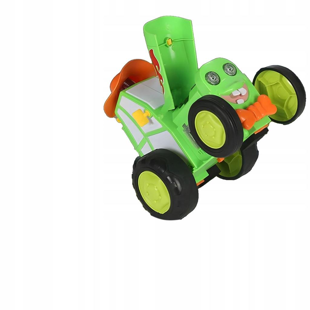 Traktor Autko Zdalnie Sterowane Ciągnik Rc Zielony Świeci Skacze Tańczy