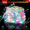 LED Christmas Decorative Atmosphere Light RGB IC Lntelligent Bluetooth Control Flower Wreath Colorful Home Party Decora