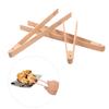 Salad Bread Serving Tong Dessert Sugar Ice Clip Wooden Food Toast Tongs Kitchen Gadgets BBQ Grilling Tong