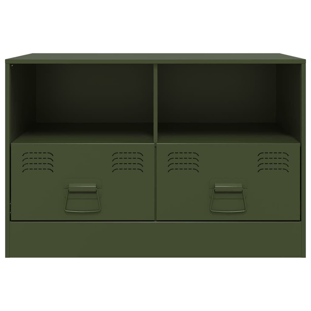 Vidaxl Szafka Pod Telewizor, Oliwkowa, 67X39X44 Cm, Stalowa