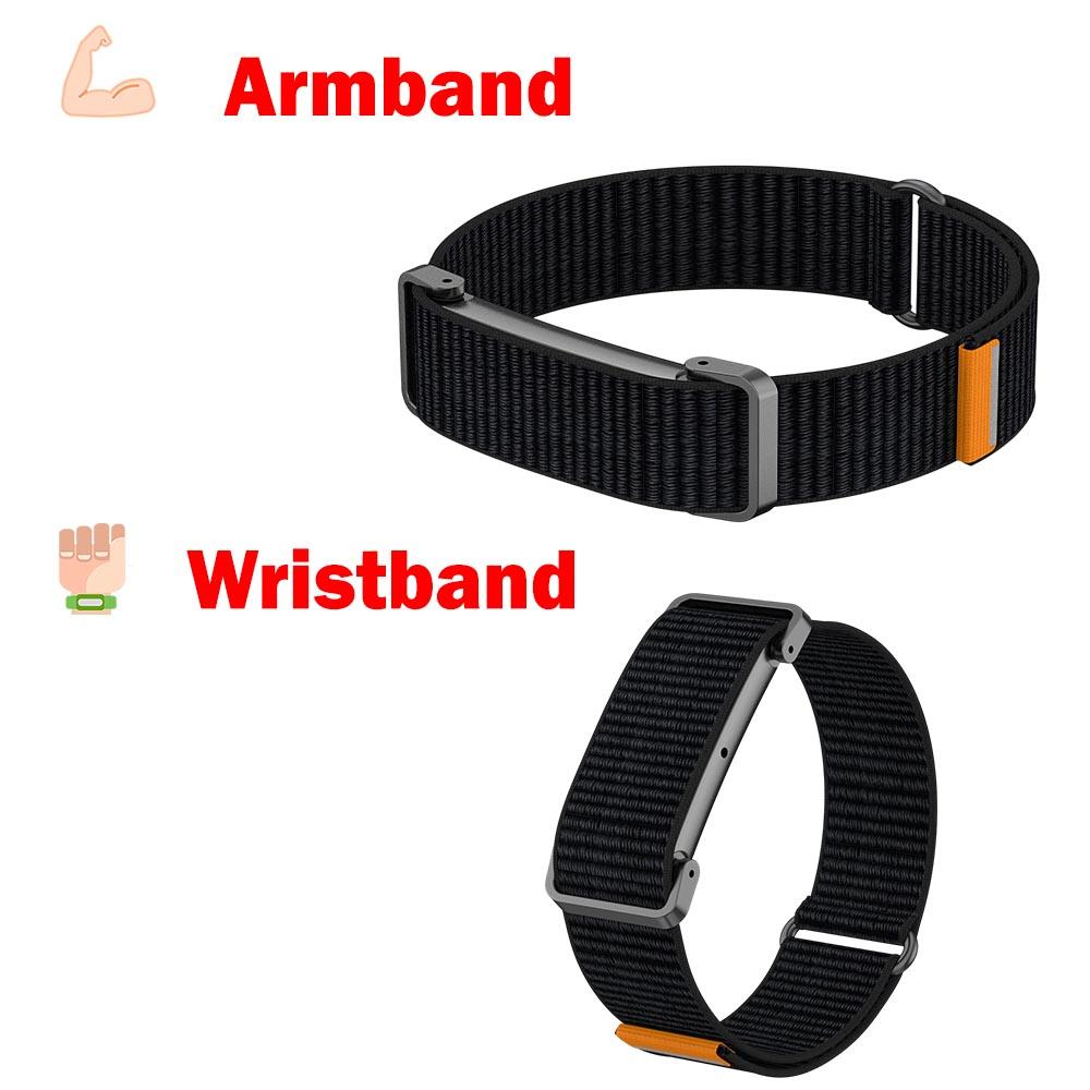 New Nylon Woven Biceps Band Armband for Google Fitbit Air Band Fitness Tracker Replacement Strap for Google Fitbit Air Straps