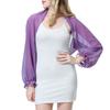 Summer Arm Sleeves Shawl Outdoor Sun for Protection Cuff Solid Color Dacron Shawl for Driving Beach Hiking Cycling
