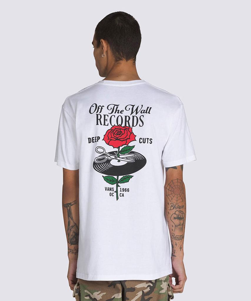 VANS Deep Cut Short Sleeve T-Shirt - White / Vn000M46Wht1