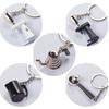 Stylish Coffee Themed Keychain Miniature Espresso Tool Keychain Authentic Coffee Accessories Charm for Fashion Lovers