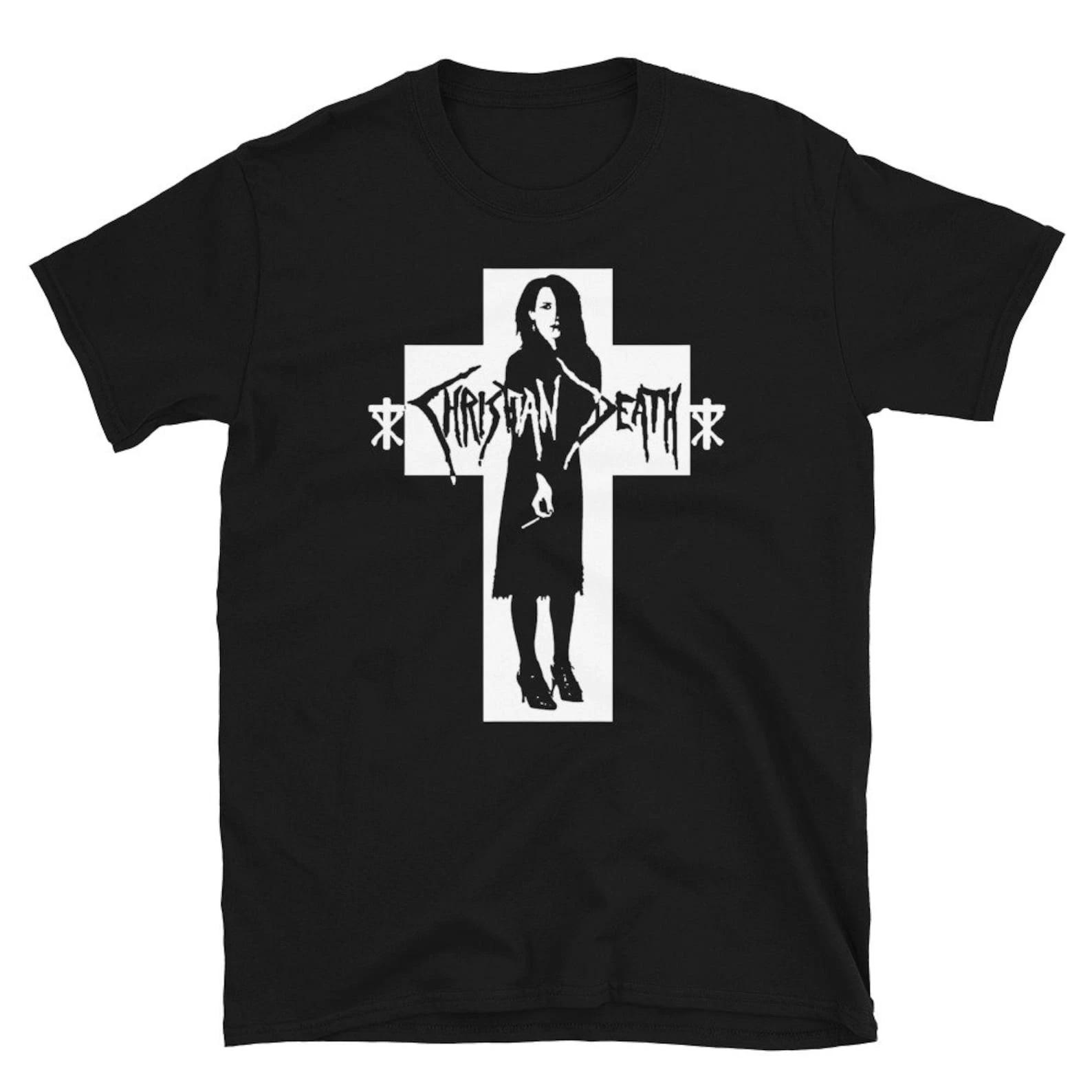 Футболка Christian Death, Rozz Williams Valor Kand Goth Deathrock Band Унисекс S