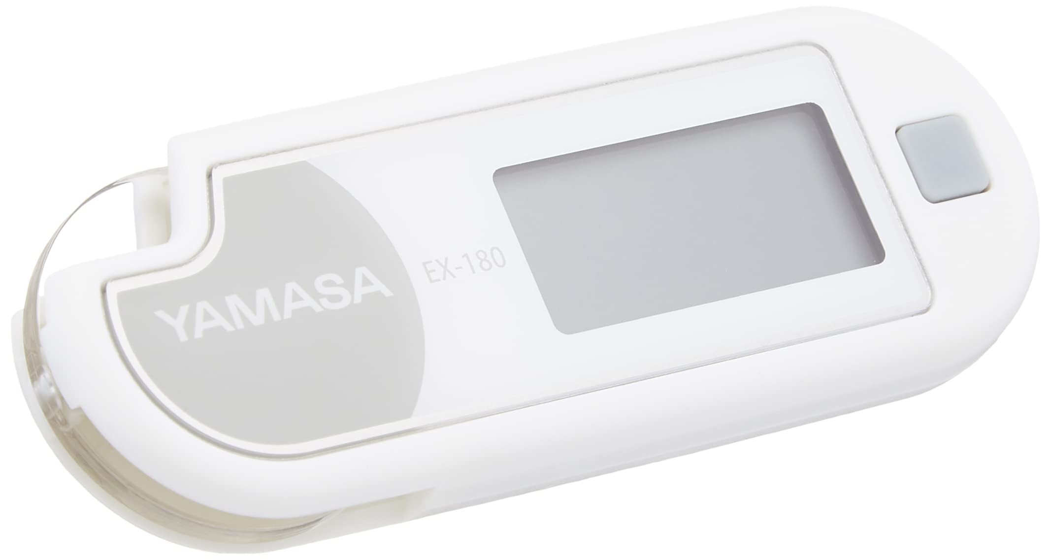 

YAMASA Карманный шагомер с увеличительным стеклом EX-180W Белый