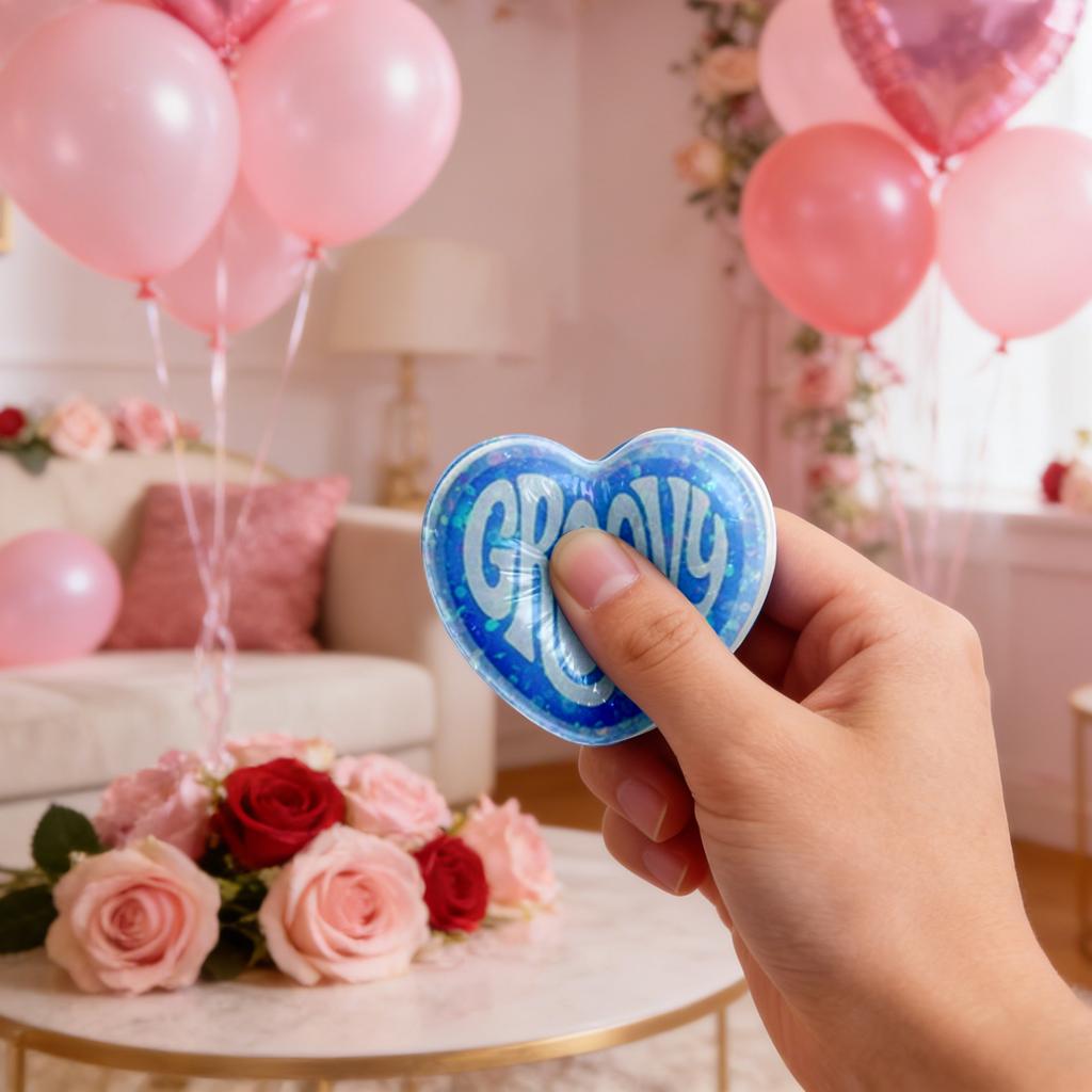 Sensorisches Spielzeug Herzform, Valentinstagsspielzeug
