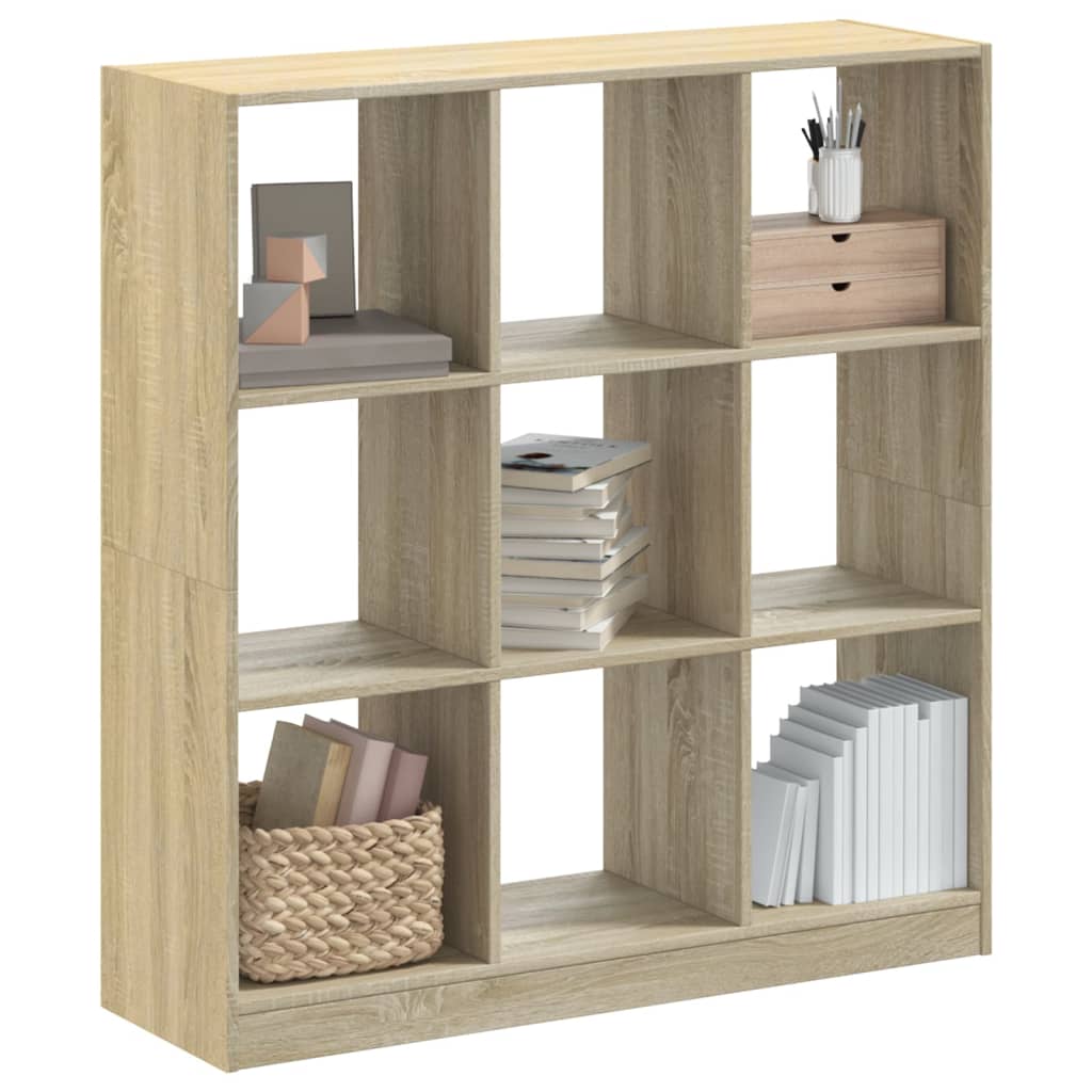 Vidaxl Regał, Dąb Sonoma, 102X32X108 Cm, Materiał Drewnopochodny