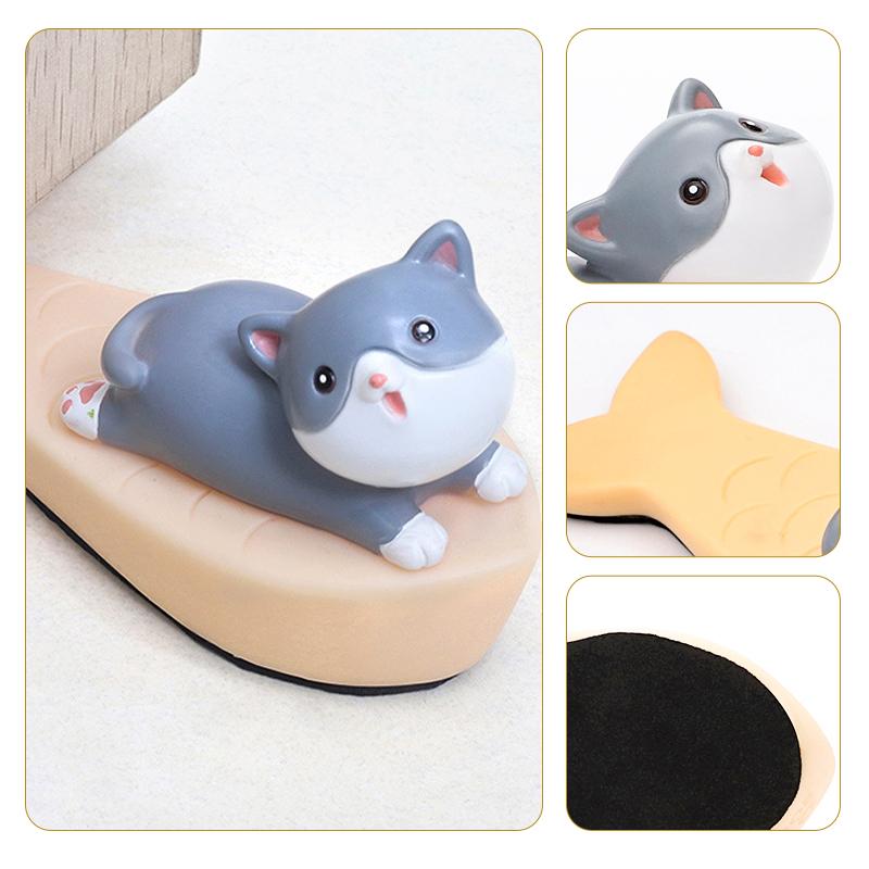 Türstopper in Tierform, Keil-Türfänger, Blockschutz, verhindert Verletzungen, rutschfester Türstopper für den Schutz des Familienbüros