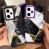 Geometric Marble Pattern Shockproof Phone Case for Xiaomi Redmi Note 15 14 13 12 Pro Plus 11 11S 11T 5G Cover Anti Fall Fundas