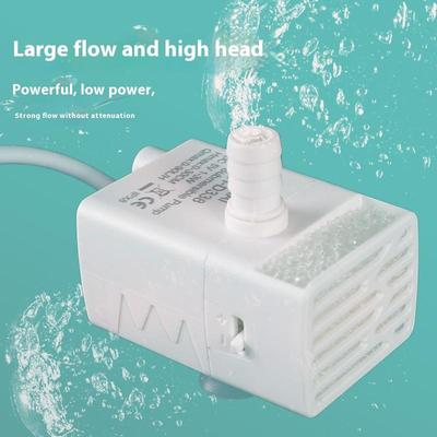 Waterpomp Huisdier Kat Waterdispenser Anti-droogbrandmotor Kat Bloem Waterdispenser Aquarium Onderdompelbare Pomp