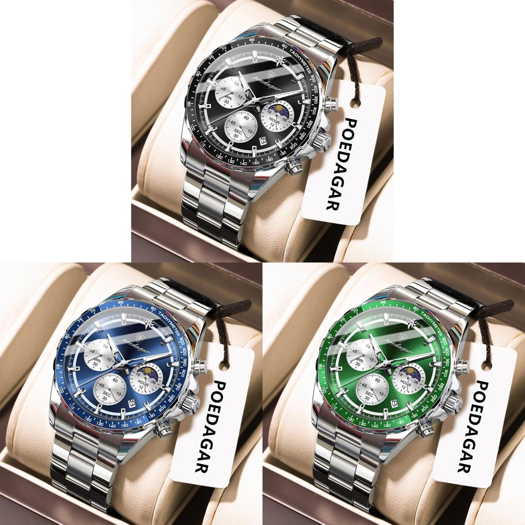 Watch Mens Quartz Sport Watch With Luminous Dial For Business Use