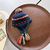 Cold Proof Warm Beanie Windproof Ear Protection Caps Retro Knitted Hats  Cold Weather