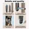 Folding Clothes Drying Rack Towel Hooks Punch-Free Coat Rack Hat Wall Hanger Adhesive Wall Hooks Storage Hanging