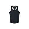 Nike Yoga Dri-FIT Luxe Ribbed Breathable Solid Color Wide Strap Tank Top Women Tops Black DM7005-010